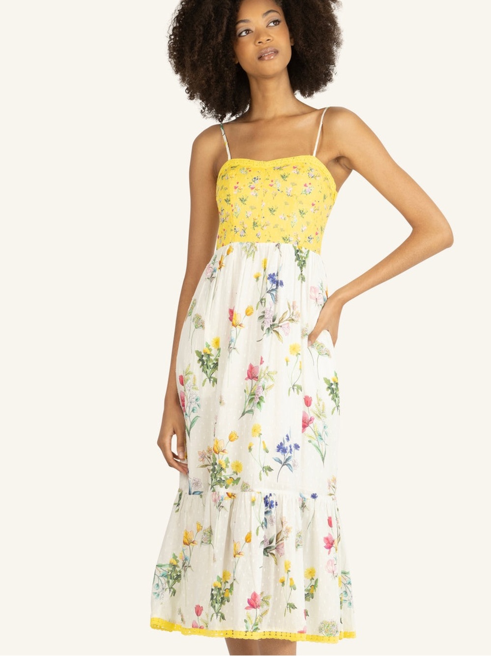 Secret Mission Finley Dress - Cotton Jacquard with Lace Trims, NWT, $620MSRP
